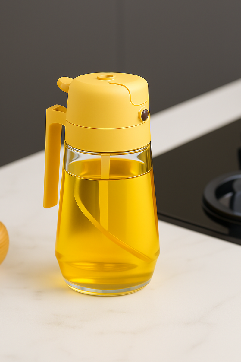 2 In 1 Olive Oil Glass Sprayer Dispenser For Cooking BUY NOW