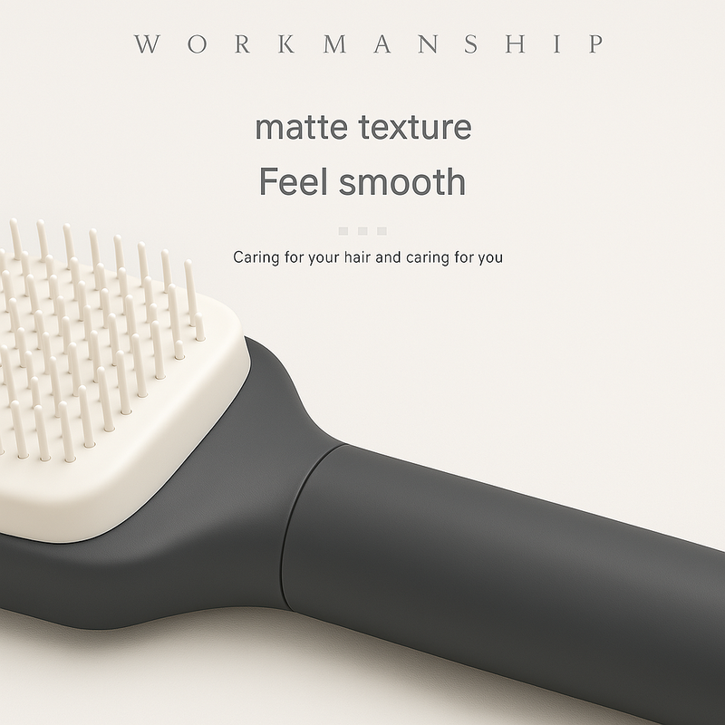 4 In 1 Self Cleaning Hair Brush - One-Click easy clean  BUY NOW